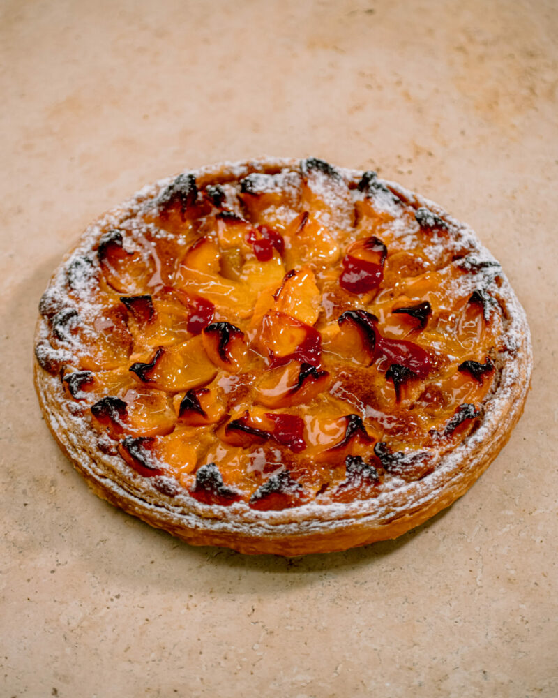 Tarte aux pêches