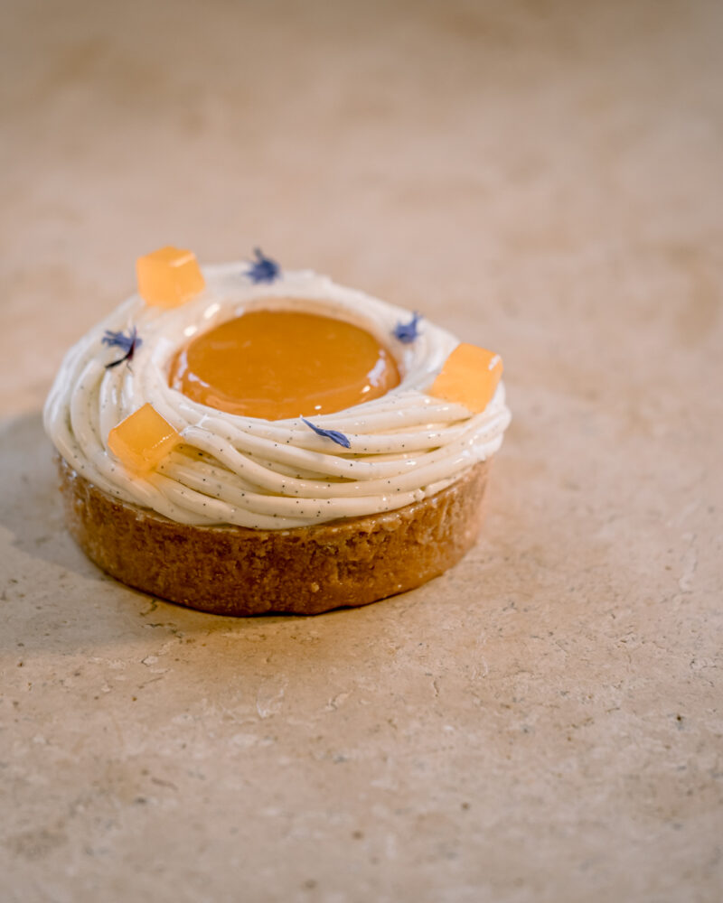 Tartelette abricot cacahuète