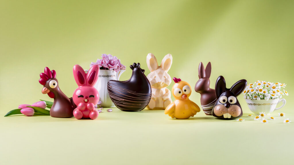Gamme de Pâques chocolatier Michel Belin Albi