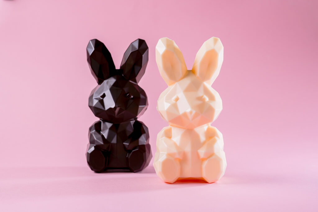 lapin de pâques moderne nommé Achille